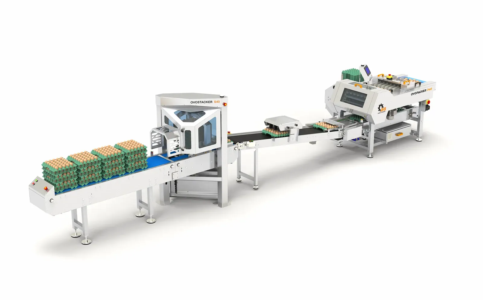 OvoStacker — automatic tray stacking
